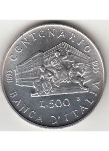 1993 - Lire 500 Centenario Fondazione Banca D'Italia 